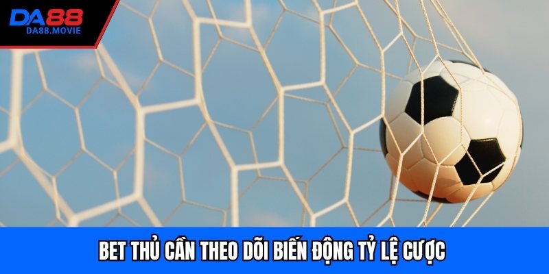 Bet thủ cần theo dõi biến động tỷ lệ cược 